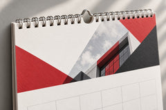 Calendare – detaliu de material și finisaj