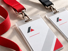 Ecusoane / lanyard – detaliu de material și finisaj