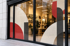 Vitrine / window graphics – cadru principal