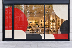Vitrine / window graphics – compoziție alternativă